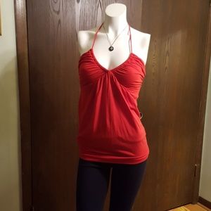 Red tank top